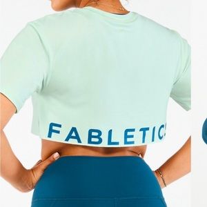 Fabletics cropped short sleeve tee